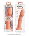 Dillio Dillio Platinum 8" Super Eight Silicone Dildo - Peach - Image 4