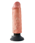 King Cock King Cock 6" Vibrating Cock - Flesh - Image 2