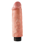 King Cock King Cock 6" Vibrating Cock - Flesh - Image 3