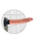 King Cock King Cock 7" Vibrating Cock - Flesh - Image 5