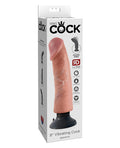 King Cock King Cock 9" Vibrating Cock - Flesh