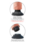 King Cock King Cock 9" Vibrating Cock - Flesh - Image 4