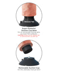 King Cock King Cock 7" Vibrating Cock w/Balls - Flesh - Image 4