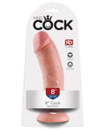 King Cock King Cock Realistic Suction Cup 8" Dong - Flesh