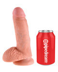 King Cock King Cock 7" Cock w/Balls - Flesh - Image 3