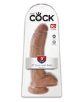 King Cock King Cock 9" Cock w/Balls - Tan