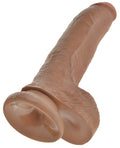 King Cock King Cock 9" Cock w/Balls - Tan - Image 4