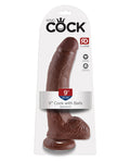 King Cock King Cock 9" Cock w/Balls - Brown
