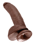 King Cock King Cock 9" Cock w/Balls - Brown - Image 5
