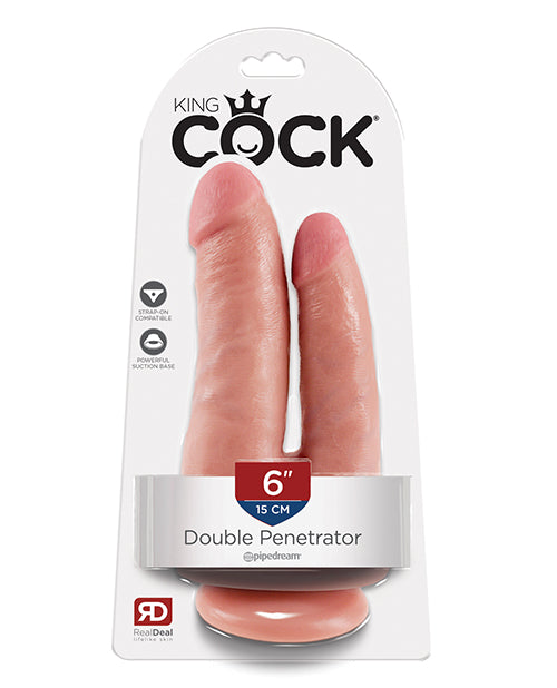 King Cock King Cock Double Penetrator - Flesh