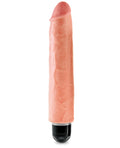King Cock King Cock 10" Vibrating Stiffy - Flesh - Image 2