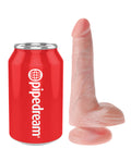King Cock King Cock 6" Cock w/Balls - Flesh - Image 5