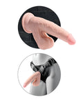King Cock King Cock Plus 6" Triple Density Cock w/Swinging Balls - Ivory - Image 4