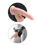 King Cock King Cock Plus 7" Triple Density Cock w/Swinging Balls - Ivory - Image 4