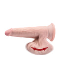 King Cock King Cock Plus 8" Triple Density Cock w/Swinging Balls - Ivory - Image 3