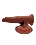 King Cock King Cock Plus 8" Triple Density Cock w/Swinging Balls - Brown - Image 3