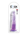 King Cock King Cock Clear 8" Cock - Purple