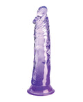 King Cock King Cock Clear 8" Cock - Purple - Image 2
