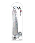 King Cock King Cock Clear 11" Cock w/Balls - Clear