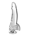 King Cock King Cock Clear 7.5" Cock w/Balls - Clear - Image 2