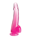 King Cock King Cock Clear 10" Cock w/Balls - Pink - Image 2