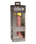 King Cock Elite King Cock Elite 6" Dual Density Silicone Cock - Light - Image 2