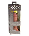 King Cock Elite King Cock Elite 6" Dual Density Silicone Cock - Tan