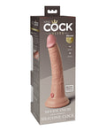 King Cock Elite King Cock Elite 7" Dual Density Silicone Cock - Light - Image 2