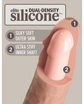 King Cock Elite King Cock Elite 7" Dual Density Silicone Cock - Light - Image 5
