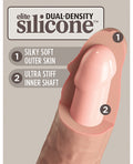 King Cock Elite King Cock Elite 8" Dual Density Silicone Cock - Light - Image 5