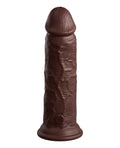 King Cock Elite King Cock Elite 8" Dual Density Silicone Cock - Brown - Image 3