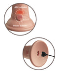 King Cock Elite King Cock Elite 8" Dual Density Vibrating Silicone Cock - Light - Image 5