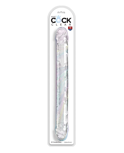 King Cock King Cock Clear 18" Double Dildo - Clear