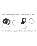 Fantasy C-Ringz Fantasy C-Ringz Max Width Silicone Rings - Black - Image 4