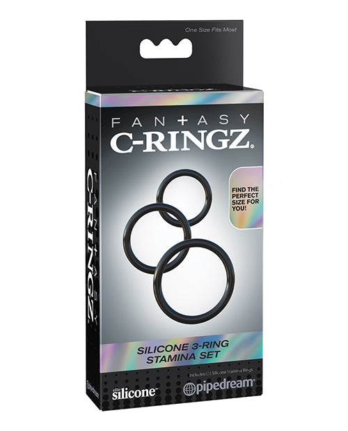 Fantasy C-Ringz Fantasy C-Ringz Silicone 3-Ring Stamina Set