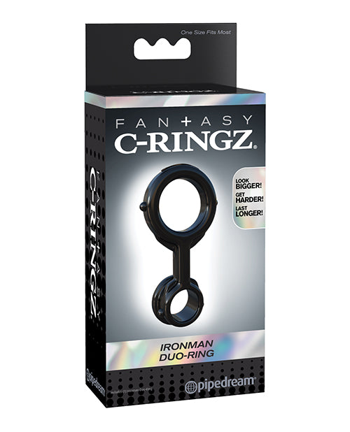 Fantasy C-Ringz Fantasy C-Ringz Ironman Duo Ring - Black