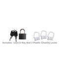 Fantasy C-Ringz Fantasy C-Ringz Hardcore Silicone Cock Blocker - Black - Image 3