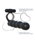 Fantasy C-Ringz Posable Partner Double Penetrator - Black (5)
