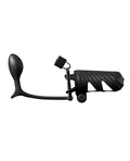 Fantasy C-Ringz Fantasy C-Ringz Remote Controlled Vibrating Cock Blocker w/Ass-Gasam Plug - Black - Image 3