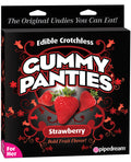 Pipedream Products Edible Crotchless Gummy Panty - Strawberry