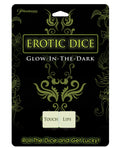 Pipedream Products Erotic Dice - Glow in the Dark