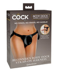 King Cock Elite King Cock Elite Beginner's Body Dock Strap On Harness - Black