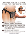 King Cock Elite King Cock Elite Comfy Body Dock Strap On Harness - Black - Image 5