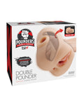PDX Plus PDX Plus Double Pounder Vibrating Squeeze Stroker - Light