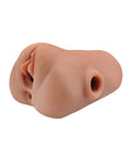 PDX Plus PDX Plus Double Pounder Vibrating Squeeze Stroker - Brown - Image 2