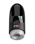 PDX Elite PDX Elite Hydrogasm Vibrating Stroker - Frosted/Black - Image 2