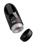 PDX Elite PDX Elite Hydrogasm Vibrating Stroker - Frosted/Black - Image 4
