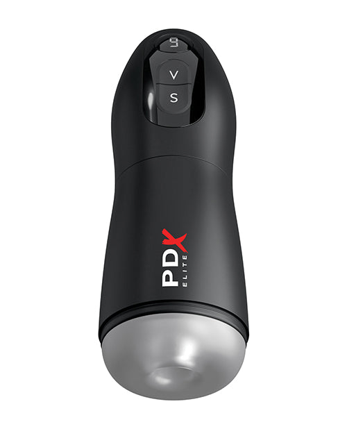 PDX Elite PDX Elite Suck-O-Matic Vibrating Stroker - Frosted/Black