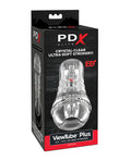 PDX Elite PDX Elite ViewTube See-Thru EZ-Grip Stroker - Clear