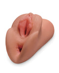 PDX Plus PDX Plus Perfect Pussy Double Stroker - Tan - Image 3